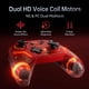 thumbnail image 4 of Control inalámbrico Machenike G6V2PE para PC/Switch/iOS/Android, joysticks y gatillos TMR, tasa de sondeo de 1000Hz, botones RGB reasignables, batería de 1000mAh, motor de bobina de voz, 4 of 7