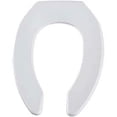 thumbnail image 1 of Bemis B593721 Open Front Fire Retardant Commercial Seat, Elongated Style, White, 1 of 3