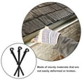 thumbnail image 2 of 20pcs Gutter Guard Clips Black Plastic Gutter Hook Fixing Clips Gutter Maintenance Installation Tool For Various Gutter Guard Styles, 2 of 9