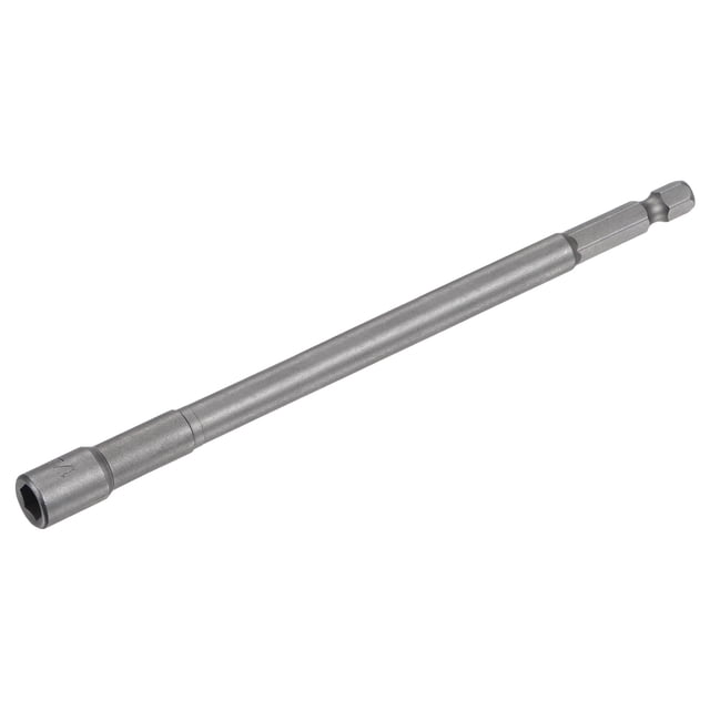 Uxcell 1/4" Punta de destornillador de tuerca de cambio rápido de vástago hexagonal de 1/4", longitud de 6" tamaños SAE magnético