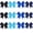 Blue, variant on 12 Pcs Baby Hair Accessories,Bright Candy-Color Bow Toddler Hair Clips,Secure Alligator Clip Kids Hair Accessories for Girls,Pink