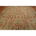 thumbnail image 2 of Hand Tufted Floral Wool Area Rug for Living Room & Bedroom, Muted Green 100% New Zealand Wool Plush Pile Rug 4×6 ft, 2 of 5