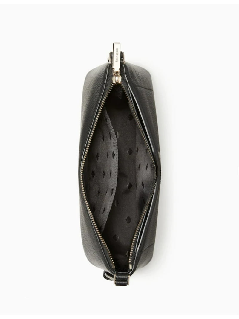 Kate Spade Large Top Zip Handbag - Black Pebbled Leather