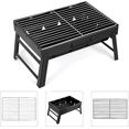 thumbnail image 4 of Gril Barbecue, Gril au Charbon Pliable Portable Léger Outils de Gril Barbecue, 4 of 5