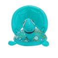 thumbnail image 4 of LILELIS Pool Rings Floats Baby Swimming Float Inflatable Baby Pool Float Ring over for Age of 136 Months with Removable Sun Canopy, Bottom Seat Support No Flip 15-Multicolor, 4 of 9