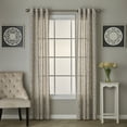 thumbnail image 3 of SKL Home Chainlink Curtain Panel, Linen, 52x84, 3 of 5