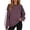 # Wine red, variant on TEMOFON Womens Sweatshirts Fleece Lined Long Sleeve Shirts for Fall Tops Crew Neck Winter Clothes Fleece Lined Loose Fitting Tops for Women Brown L