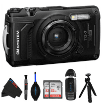 Pixibytes TG-7 Digital Camera 12MP, Waterproof, f/2, with Pixibytes Basic Bundle (Black)