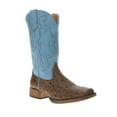 thumbnail image 2 of Roper Womens Cowboy Classic Ostrich Print Square Toe Cowboy  Mid Calf Boots, 2 of 5