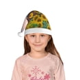 thumbnail image 5 of Fuzoiu Horse Sunflowers Print Santa Hat Christmas Hat for kids,Santa Hats with Pompom, Unisex Xmas Holiday Hat for Christmas New Year Festive Party Supplies, 5 of 6