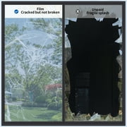 RoamHome Reflective Window Film One Way Mirror 12x79in - Heat Control & Privacy Window Tint - Self-Adhesive Sun Blocking Film with Daytime Privacy, UV Protection & Energy Saving (Multicolor)