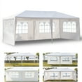 thumbnail image 3 of 10' x 20' Canopy Tents for Outside, Waterproof Four Sides Tents and Canopies for Wedding, Party, Commercial Event, White, 3 of 9