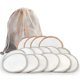 thumbnail image 1 of 16 pcs Washable Makeup Remover Pads Cotton Pads Reusable Washable Bamboo Cotton Facial Cleansing Set, 1 of 5
