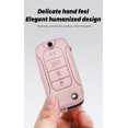 thumbnail image 5 of Key Fob Cover Compatible with Jeep Renegade 2015-2020 Keychain Case Holder Protector,Leather Keychain-pink, 5 of 8