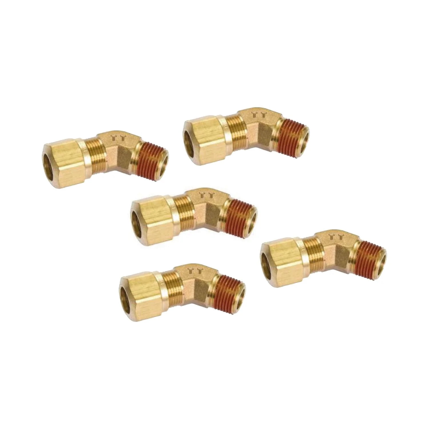 Fortpro Air Brake NTA Compression Fitting Male 45 Deg Elbow 1/2 Tube