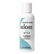 Adore Sky Blue Semi-Permanent Haircolor # 196, 4 Oz