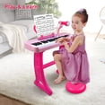 thumbnail image 3 of Teclado Piano Love&Mini de 37 teclas con micrófono, taburete y altavoz, 3 of 9