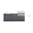 thumbnail image 2 of NewAge Products Armoire de Cuisine Extérieure en Aluminium, Ensemble de 3 Pcs avec Bar, Gril et Évier, 2 of 14