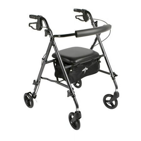 Medline Ultra Light Rollator, Titanium