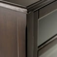 thumbnail image 3 of Burlington 40 inch Wide Solid Wood Transitional Medium Storage Cabinet in Mahogany Brown, 3 of 7
