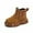 Yellow, variant on Stylish Girls' Short Leather Booties for Daily Comfort and Ventilation, Versatile Design for Active Play