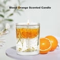 thumbnail image 2 of Aromatherapy Scented Candles, Daroma Jar Jelly Candle with Organic Dried Flower, 100% Nature Coconut Wax and Essential Oil, Long Burning, Relaxing for Bath,Yoga,Holiday Gifts for Birthday,Blood Orange, 2 of 8
