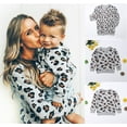 thumbnail image 4 of Family Matching Leopard Tops T shirt Women Kids Sweatshirt Clothes, 4 of 7
