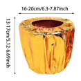 thumbnail image 4 of Pot Cover for Decorative Reusable Golden Cloth Planter Sleeve, Floral Wrap for Potted for Home Decor Indoor Outdoor Garden Balcony Weddings Parties Holidays, 4 of 8