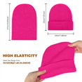 thumbnail image 2 of ZSQDM Knit Slouchy Beanie Unisex Beanie Winter Knitted Cuffed Soft Warm Hat For Men/Women Ski Watch Cap Warm Chunky Soft Beanie, 2 of 6