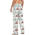 thumbnail image 5 of PISONIC Funny Mens Pajama Pants Lounge Men's Pajama Bottoms Soft Sleep Pants With Pockets Drawstring, 5 of 7
