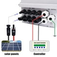 thumbnail image 6 of 4 String PV Combiner Box IP65 Waterproof Solar Combiner Box with 63A Circuit Breaker Lightning Arreste Solar Connector and 15A Rated Current Fuse for On/Off Grid Solar Panel System PV-BOX-4X, 6 of 9
