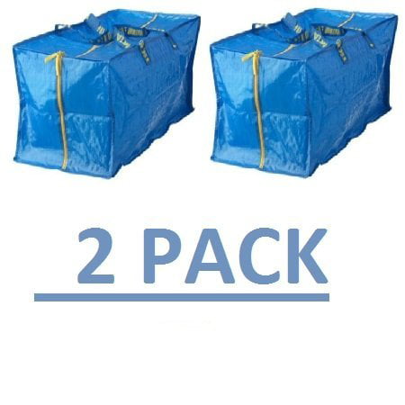 Ikea - Ikea Frakta Storage Bag,Extra Large - Blue (2 PACK) 3826.14205.1018 - 0