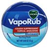 Vicks Vaporub Ointment Cream Cough Suppressant and Topical Analgesic of 0.45 Oz JAR - 5 Packs