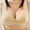 19-Beige, variant on YWDJ Lounge Bras for Women Comfort Closure in Back Bras No Wire Sleep Bras Wide Strap Full Coverage Push up Hollow Comfy Bras Padded Plus Size Comfy Bras Wrap Lounge Bras Beige L