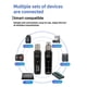 thumbnail image 5 of UHF Wireless Microphone Converter XLR Transmitter Receiver Microphone Wireless System for Dynamic Microphone 540-590MHz, 5 of 5