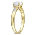 thumbnail image 5 of Everly Women's Opal and Diamond 10k Yellow Gold Ring, 5 of 7