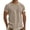 A-Khaki19, variant on XIAOCHA Men's Ringer Tee Short Sleeve Round Neck Contrast Casual Loose Fit Lightweight Daily Shirt
