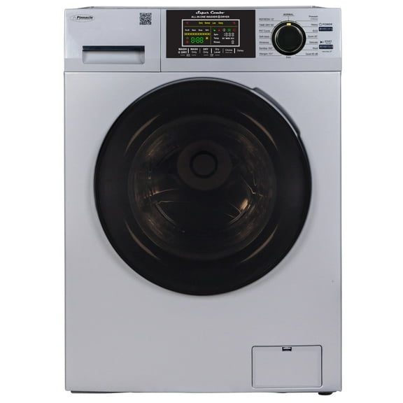 Pinnacle 22-4800 V B All-in-One Vented Combo Washer Dryer with Pet Cycle - 1.62 cu.ft./15 lbs., Black