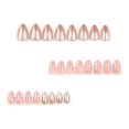 thumbnail image 2 of HLONK 24Pcs Gel Press on Nails  Gel French Long Fake Nails  Press on Tips With Glue  Rhinstone with Butterfly  NO.13, 2 of 6