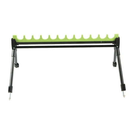 WINDLAND 12 Slot Capacity Durability Frame Fishing Poles Rack Telescopic Fishing Rod Stand Garage Fishing Accessories