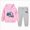 PP140-Pink, variant on 9-10 Years Child Boys Girls Sweatsuits Fall Winter Clothes Set Long Sleeve Tracksuits Crewneck Sweatshirts & Pants Outfit School Outfits