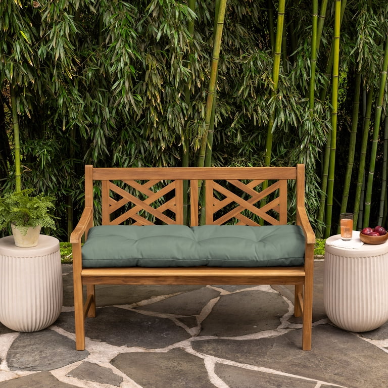 Arden earthFIBER Outdoor Tufted Bench Cushion, Water Resistant
