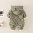 thumbnail image 5 of Esaierr Infant Boys Girls Winter Snowsuit Outwear for Newborn Romper Jumpsuit Warm Zip Jumpsuit for 0-18M, 5 of 5