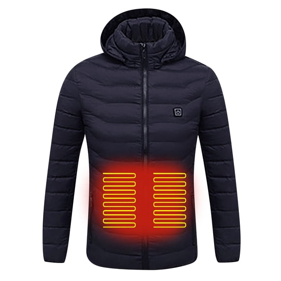 Outfmvch Puffer Jacket Womens Jackets For Men Heated Outdoor Clothing For Riding Skiing Fishing Via Heated Coat Heated Jackets For Men Blue 4Xl