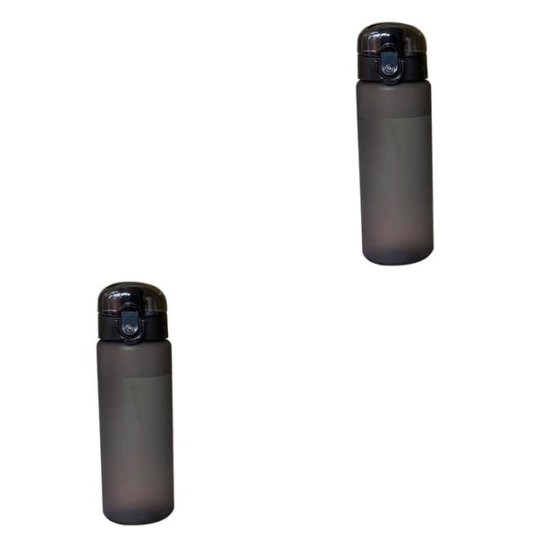 Botella de Agua con Tapa Billuyoard 780ml Sport Tea a prueba de fugas Negro 2piezas