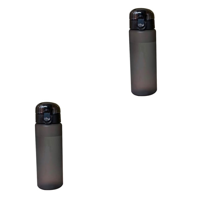 Botella de Agua con Tapa Billuyoard 780ml Sport Tea a prueba de fugas Negro 2piezas