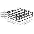 thumbnail image 3 of Under Cabinet Cutting Board Holder - Heavy Duty Metal Hanging Organizer with Hooks, Space Saving Chopping Board Rack for Kitchen, Pot Lid Holder, 11."x10.63" Under Shelf Storage Solution, 3 of 4