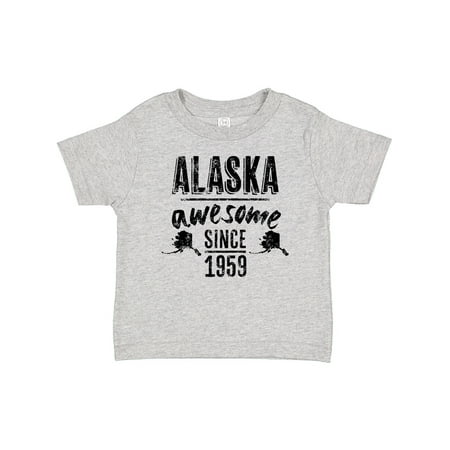 

Inktastic Alaska Awesome Since 1959 Gift Baby Boy or Baby Girl T-Shirt