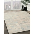 thumbnail image 3 of Ahgly Company Machine Washable Indoor Rectangle Abstract Tan Brown Area Rugs, 7' x 10', 3 of 7