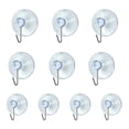 thumbnail image 1 of 24 Pieces Plastic Suction Cup Hook Powerful Suction Cup Hook Vacuum Suction Cup, 1 of 5